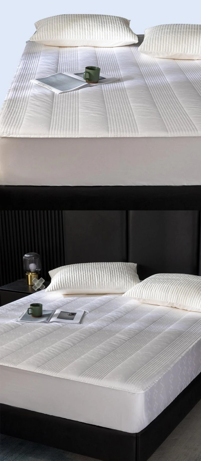 cotton quilted mattress protector cover cotton quilted mattress protector cover